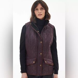 Barbour Women's Quilted Vest - Deep Purple